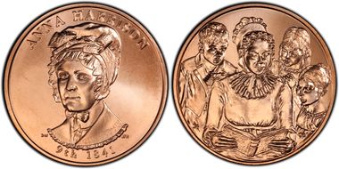 (2009) Medal Anna Harrison MS66RD