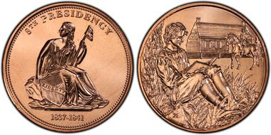 (2008) Medal Van Buren's Liberty MS68RD