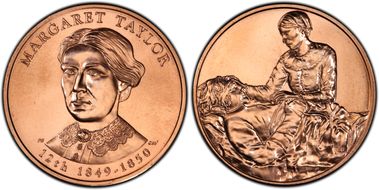 (2009) Medal Margaret Taylor MS67RD