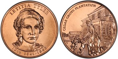 (2009) Medal Letitia Tyler MS66RD