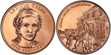 (2009) Medal Letitia Tyler MS67RD