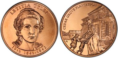 (2009) Medal Letitia Tyler MS67RD