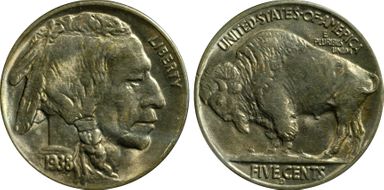 1938-D/D 5C Buffalo MS66