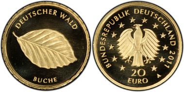 2011-A € 20 German Woods-Beech PR69DCAM