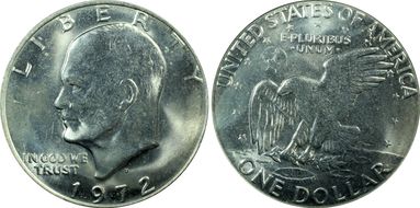 1972-D $1 MS65