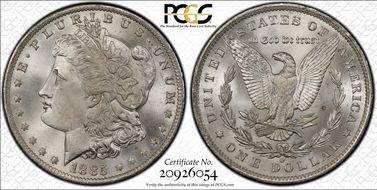 1885-O $1 MS67+