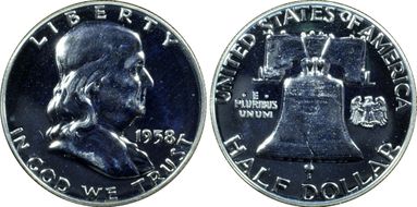 1958 50C PR66
