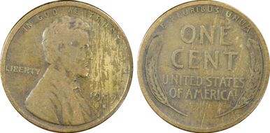 1909-S 1C Lincoln F15BN