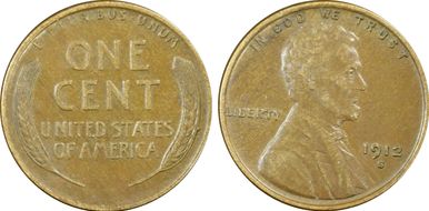 1912-S 1C XF45BN