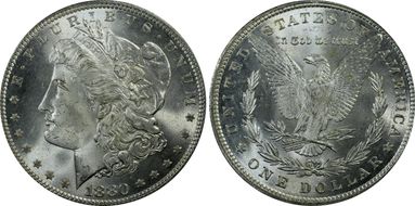 1880 $1 MS65