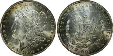 1897 $1 MS65