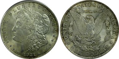 1921-D $1 MS63