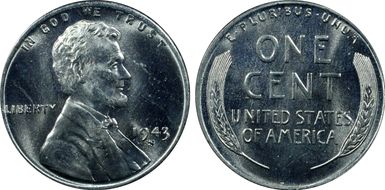 1943-S 1C MS65
