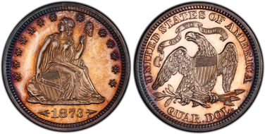 1873 25C Arrows PR63