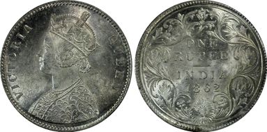 1862(C) Rupee SW-4.50 MS61