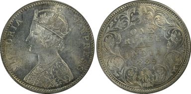 1889-C Rupee SW-6.109 MS63