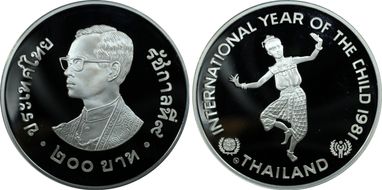 1981-CHI 4000 B Year of the Child UNICEF  KM-153  Au PR68DCAM