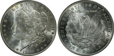 1892 $1 MS64