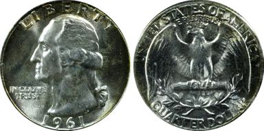 1961 25C MS66