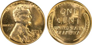 1953 1C MS65RD