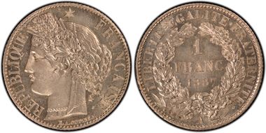 1887-A 1 Fr Gad-465a F-216 MS66