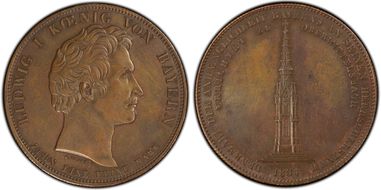 1834 Thaler Monument Cu SP62BN
