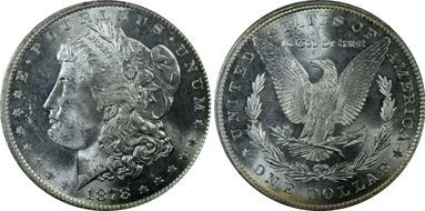 1878 7/8TF $1 Strong MS63
