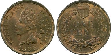 1896 1C MS64RB