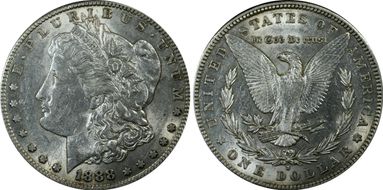 1888-S $1 AU53