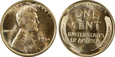 1934 1C MS65RD