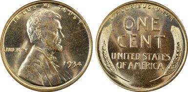 1934 1C MS65RD