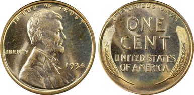 1934 1C MS65RD