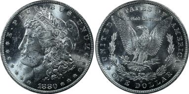 1880-O $1 MS62