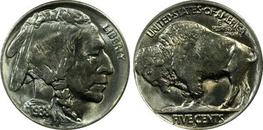 1938-D 5C Buffalo MS66