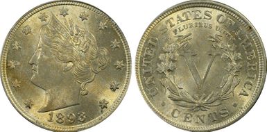1893 5C AU58