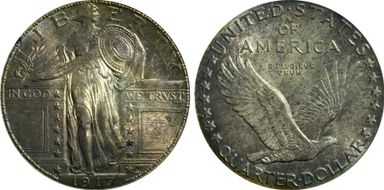 1917 25C Type 1 MS64FH