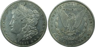 1892-S $1 XF40