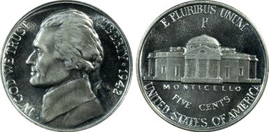 1942-P 5C Silver PR65