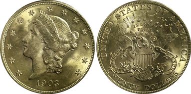 1903 $20 MS64