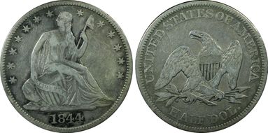 1844 50C VF25