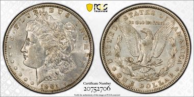 1901 $1 AU55