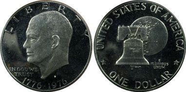 1976-S $1 Clad Type 2 PR66DCAM