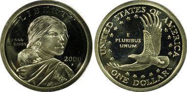 2000-S SAC$1 PR69DCAM