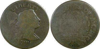 1796 1C Liberty Cap AG3BN