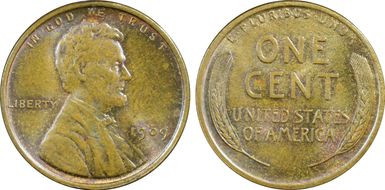1909 1C Lincoln MS64BN