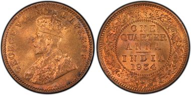 1934(C) 1/4 An SW-8.382 MS64RB