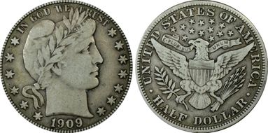 1909 50C VF25