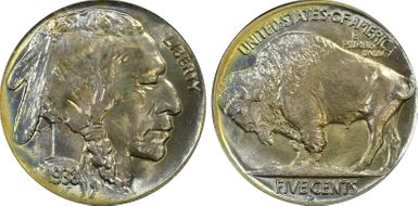 1938-D 5C Buffalo MS67+