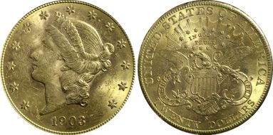 1903-S $20 MS62