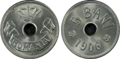 1906-J 5 Bani KM-31 MS65